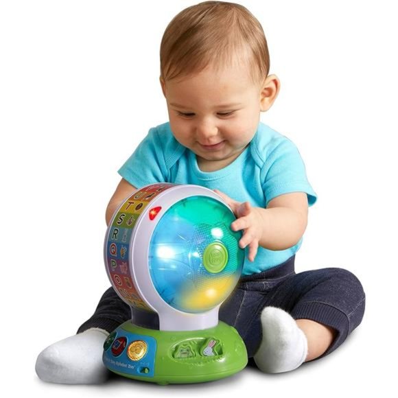LeapFrog Spin and Sing Alphabet Zoo for ages 6 months to 36 months, Blue - Picture 1 of 16